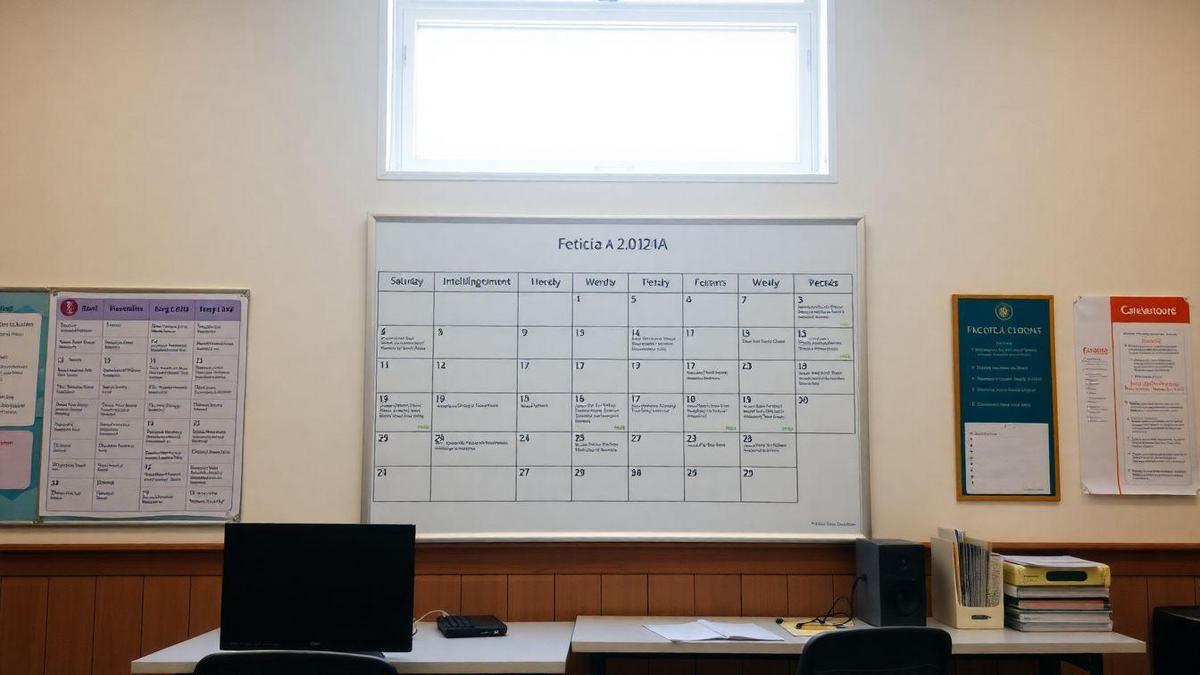 Calendario académico y su uso