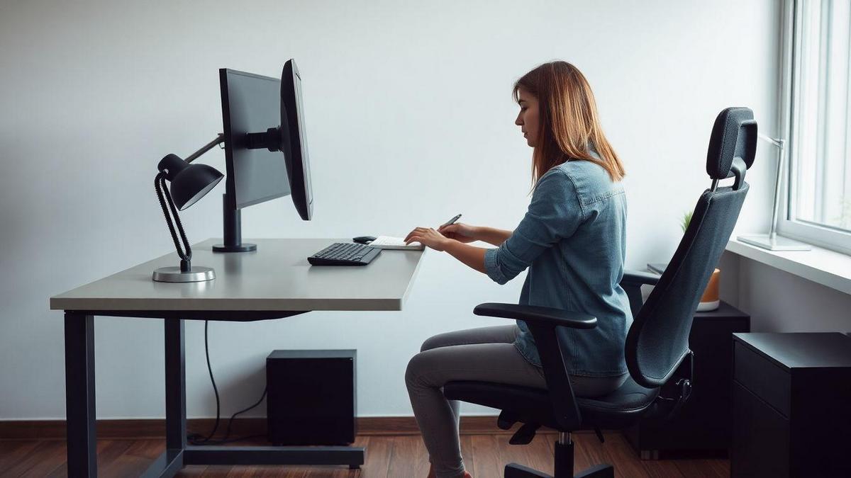 Cómo cuido mi postura con consejos para un estudio ergonómico