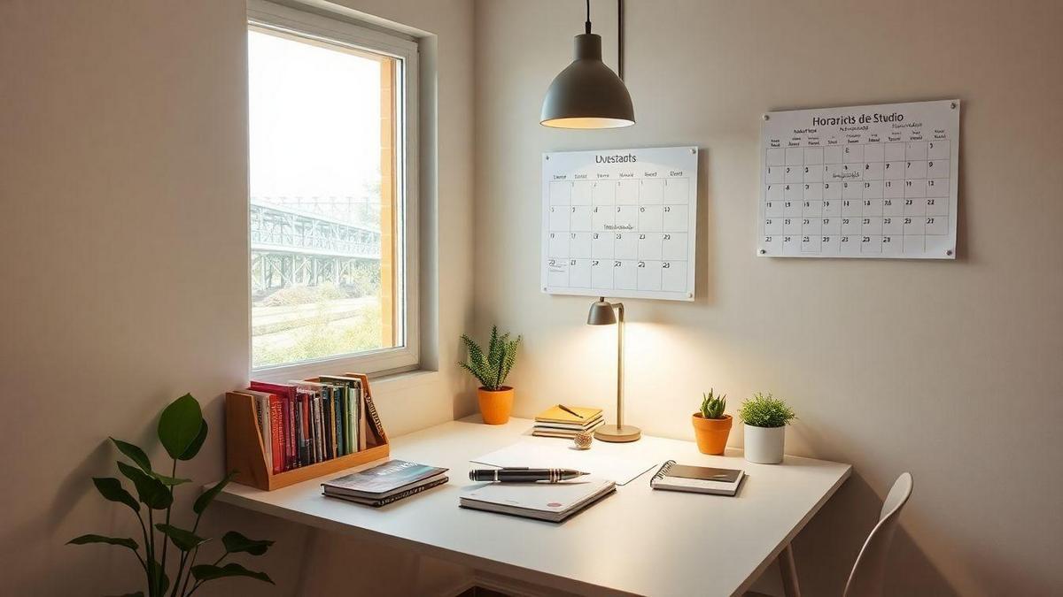 Estableciendo horarios consistentes para estudiar