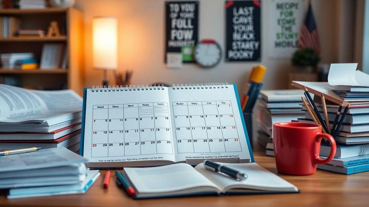La importancia de un calendario de estudio